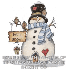 Let It Snow Snowman GIF - Let It Snow Snowman GIFs