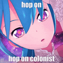 Colonist Hop On GIF - Colonist Hop On Miku GIFs