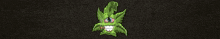 a cartoon drawing of a marijuana plant with a crown on it