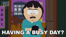having a busy day randy marsh south park s16e10 insecurity