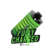 Fully Charged Full Battery Sticker - Fully Charged Full Battery Full Of Energy Stickers