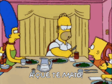 Homer Simpson A Que Te Mato GIF - Homer Simpson A Que Te Mato The Simpsons GIFs