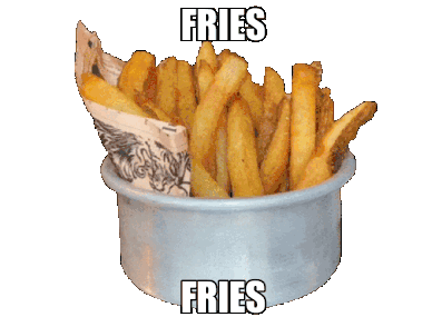 Fries Spinning Fries Sticker - Fries Spinning Fries Fries Spin Stickers