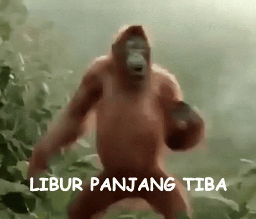 Libur Panjang Telah Tiba GIF - Orang Utan Joget Rocking GIFs