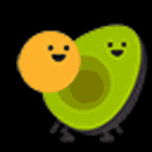 Avocado Bounce GIF - Avocado Bounce Smile GIFs