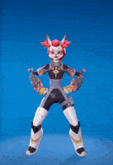a video game character with a fox 's head and a fox 's tail