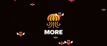 a jellyfish with wings and the word more on it