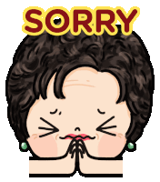 Sorry Apologise Sticker - Sorry Apologise Stickers For Whatsapp Stickers