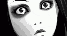 Scared Blackandwhite GIF - Scared Blackandwhite Anime GIFs