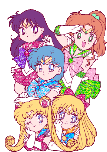 Sailor Moon Sailor Venus Sticker - Sailor Moon Sailor Venus Sailor Jupiter Stickers