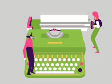 Tell Your Story Typing GIF - Tell Your Story Typing Writing GIFs