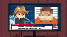 breaking nuts shows a picture of a man in a jail cell
