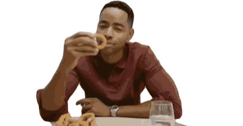 Eating Munching GIF - Eating Munching Onionrings - Discover & Share GIFs