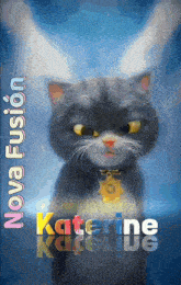 a picture of a cat with nova fusion written on the bottom