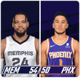 Memphis Grizzlies (54) Vs. Phoenix Suns (50) Third-fourth Period Break GIF - Nba Basketball Nba 2021 GIFs