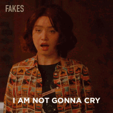 I Am Not Gonna Cry Zoe GIF - I Am Not Gonna Cry Zoe Fakes GIFs
