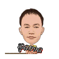 a cartoon drawing of a man giving a thumbs down sign