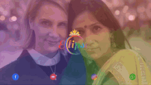 an advertisement for en minutos shows a woman and a girl