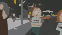 South Park Toilet Paper GIF - South Park Toilet Paper Running GIFs
