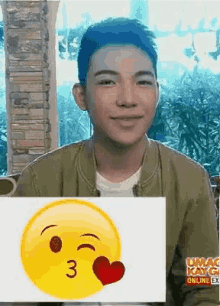 Darren Espanto Emoji GIF - Darren Espanto Emoji Kisses GIFs