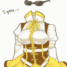 Tomoe Mami Deal With It GIF - Tomoe Mami Deal With It Shades GIFs