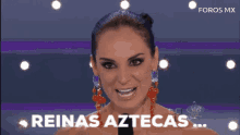 Lupita Jones Reinas Aztecas GIF - Lupita Jones Reinas Aztecas Te Pasaste GIFs