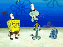 Does This Look Unsure To You?  GIF - Unsure Spongebobsquarepants Squidwardtentacles GIFs