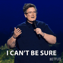 I Cant Be Sure Hannah Gadsby GIF - I Cant Be Sure Hannah Gadsby Hannah Gadsby Something Special GIFs