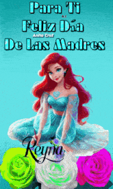 para ti feliz dia de las madres written on a blue background