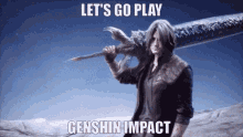 Genshin Genshin Impact GIF - Genshin Genshin Impact Lets Go Play Genshin Impact GIFs