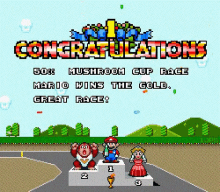 Mario Kart Congratulations GIF