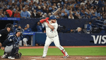 Toronto Blue Jays Alejandro Kirk GIF - Toronto Blue Jays Alejandro Kirk Baseball Hit GIFs