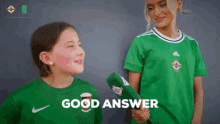 Good Answer Bernadette Hagans GIF - Good Answer Bernadette Hagans Northern Ireland GIFs
