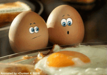 Not Looking Good  - Animated By Dunken K Bliths GIF - Dunkpunked Eggs Ops GIFs