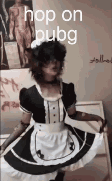 Hop On Pubg Maid GIF - Hop On Pubg Hop On Maid GIFs