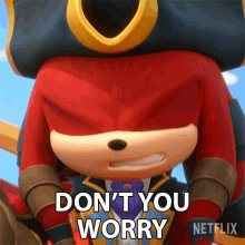 Dont You Worry Renegade Knucks GIF - Dont You Worry Renegade Knucks Sonic Prime GIFs