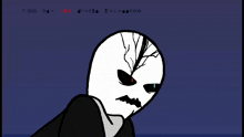 a cartoon of a skeleton with the words i 'll use any means necessary below it