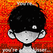 Omori You'Re A Boy Kisser GIF - Omori You'Re A Boy Kisser GIFs