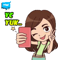Miggi Vc Yuk Sticker - Miggi Vc Yuk Stickers