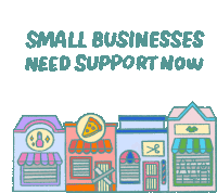 Small Businesses Need Support Now Small Biz Sticker - Small Businesses Need Support Now Small Business Small Biz Stickers
