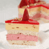 Strawberry Cake Dessert GIF - Strawberry Cake Cake Dessert GIFs