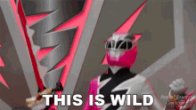 This Is Wild Amelia GIF - This Is Wild Amelia Pink Dino Fury Ranger GIFs