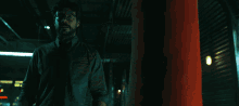 a person is hitting a punching bag with their fist