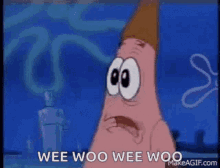 Spongebob Squarepants Patrick Star GIF - Spongebob Squarepants Patrick Star Wee Woo GIFs