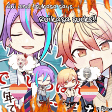 rui and tsukasa say ruikasa sucks