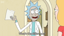 What'S The Difference Rick GIF - What'S The Difference Rick Rick And Morty GIFs