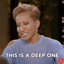 This Is A Deep One Adrienne Banfield Norris GIF - This Is A Deep One Adrienne Banfield Norris Red Table Talk GIFs