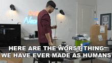 Here Are The Worst Things We Have Ever Made As Humans Nick Zetta GIF - Here Are The Worst Things We Have Ever Made As Humans Nick Zetta Basically Homeless GIFs