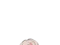 a drawing of a girl in a school uniform with her arms outstretched smiling