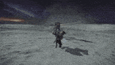a person in a video game is fighting another person